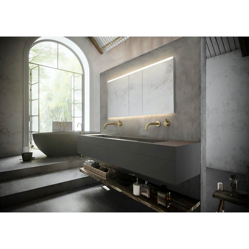 Sidler 1.1115.314 3 Mirror Door (23 5/8 / 11 3/4 / 23 5/8) Built-in GFCI outlet, tamper resistant, Night Light Function W 59 / H 30 / D 4 4000K