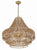 Crystorama SIL-B6006-BS Silas 6 Light Chandelier - Burnished Silver
