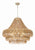 Crystorama SIL-B6008-BS Silas 8 Light Chandelier - Burnished Silver