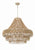 Crystorama SIL-B6008-BS Silas 8 Light Chandelier - Burnished Silver