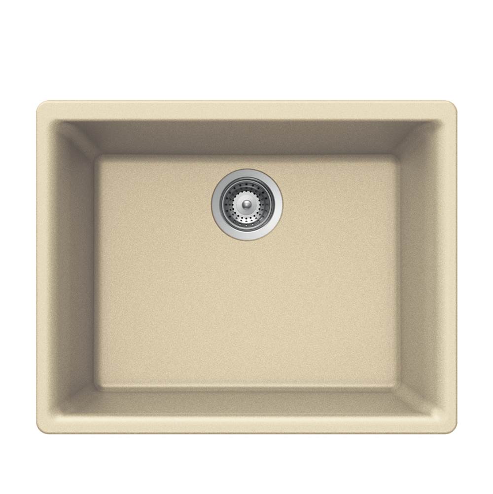 Hamat H-SIO-2418SU Granite Undermount Single Bowl Kitchen Sink