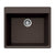 Hamat H-SIO-2420ST Granite Topmount Single Bowl Kitchen Sink