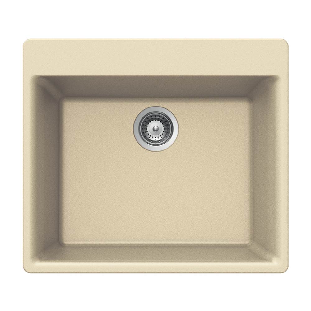 Hamat H-SIO-2420ST Granite Topmount Single Bowl Kitchen Sink