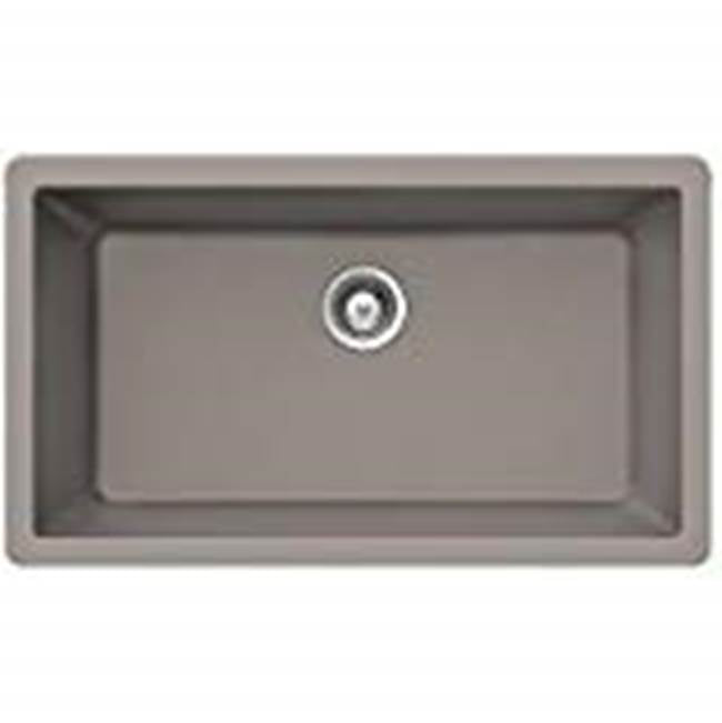 Hamat H-SIO-3319DU Granite Undermount 50/50 Double Bowl Kitchen Sink