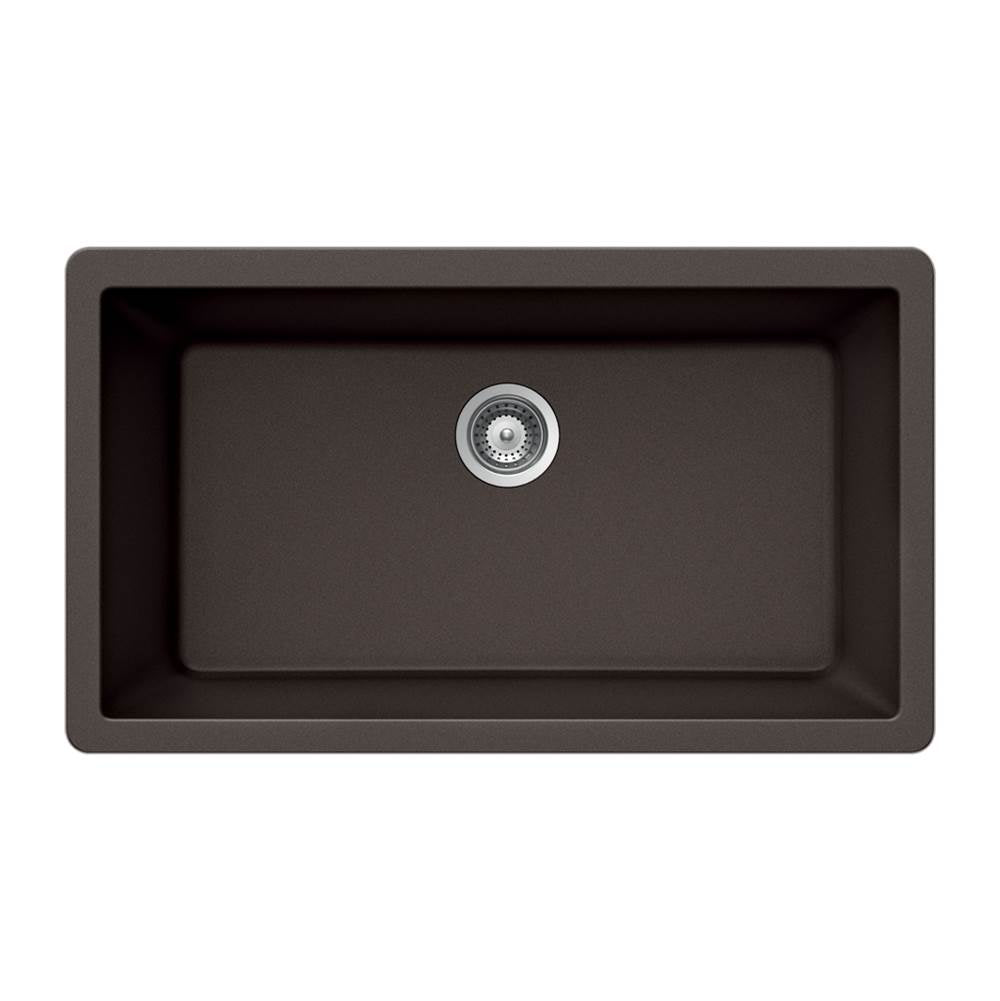 Hamat H-SIO-3319SU Granite Undermount Large Single Bowl Kitchen Sink