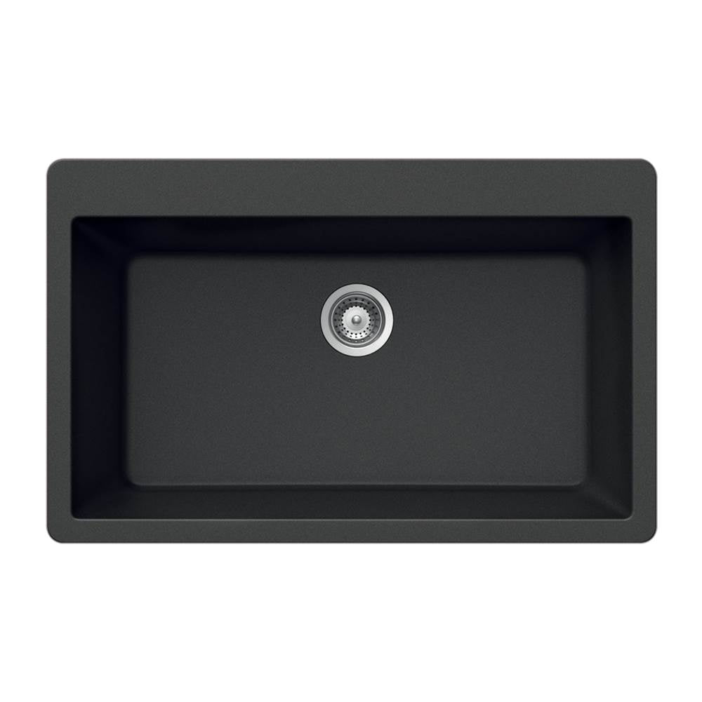 Hamat H-SIO-3321ST Granite Topmount Large Single Bowl Kitchen Sink - Parent