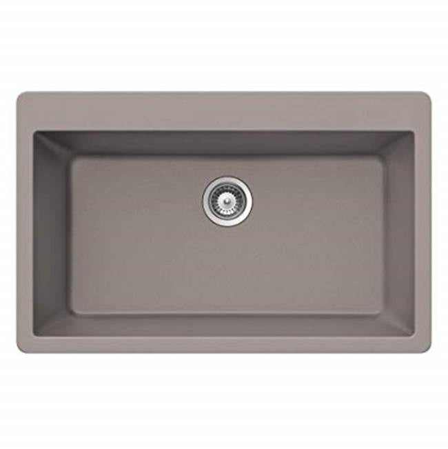 Hamat H-SIO-3321ST Granite Topmount Large Single Bowl Kitchen Sink