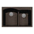 Hamat H-SIO-3322DATR Topmount Double Bowl Granite Kitchen Sink