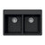 Hamat H-SIO-3322DT Granite Topmount 50/50 Double Bowl Kitchen Sink - Parent