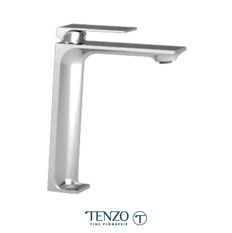 Tenzo SL12-CR Slik Single Hole Tall Lavatory Faucet Chrome