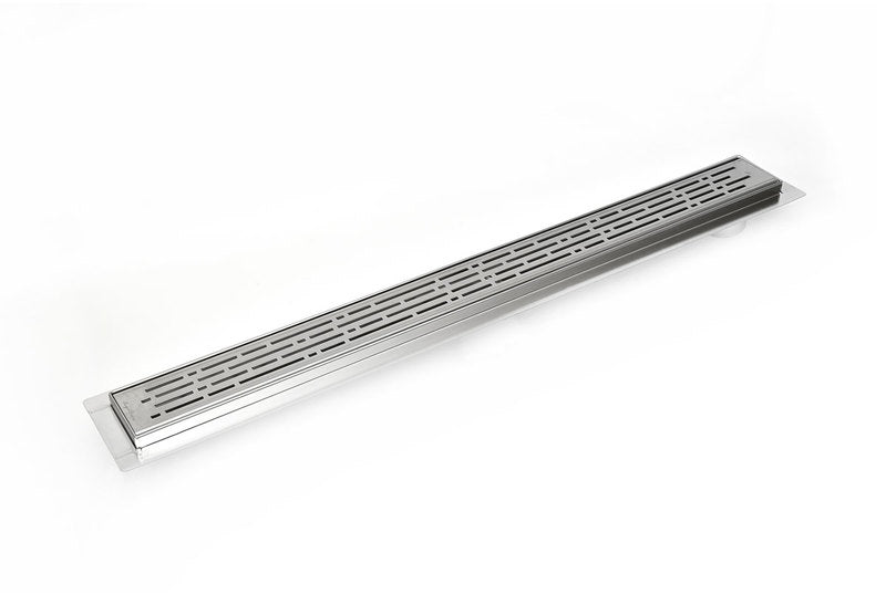 SereneDrains Linear Shower Drain Offset Outlet Broken Lane - Parent