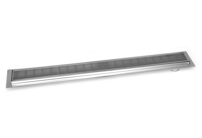 SereneDrains Linear Shower Drain Offset Outlet Linear Wedge - Parent