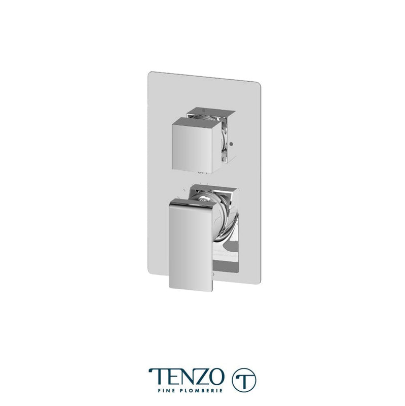 Tenzo SLPB32-CR Slik T-Box Valve 2 Functions Pressure Balance Chrome Finish