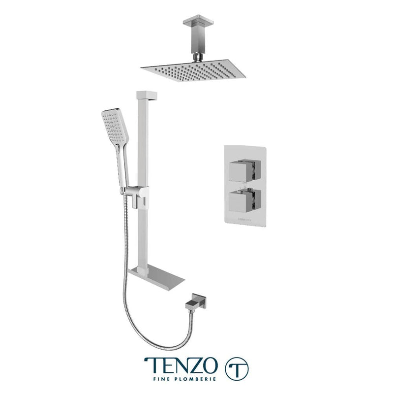 Tenzo SLT32-21331-CR Slik T-Box Kit 2 Functions Thermo Chrome Finish
