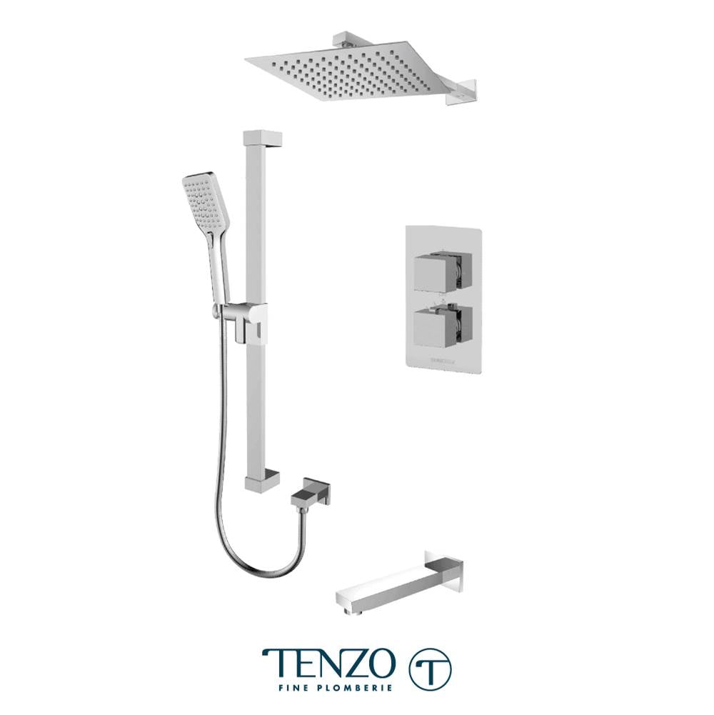 Tenzo SLT33-501115-CR Slik T-Box Kit 3 Functions Thermo Chrome Finish