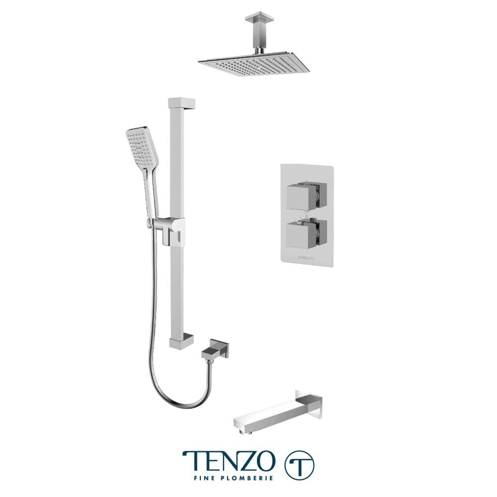 Tenzo SLT33-511345-CR Slik T-Box Kit 3 Functions Thermo Chrome Finish