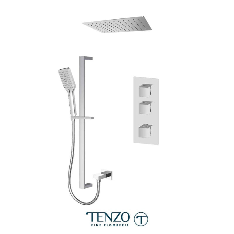 Tenzo SLT42-21261-CR Slik Extenza Kit 2 Functions Thermo Chrome Finish