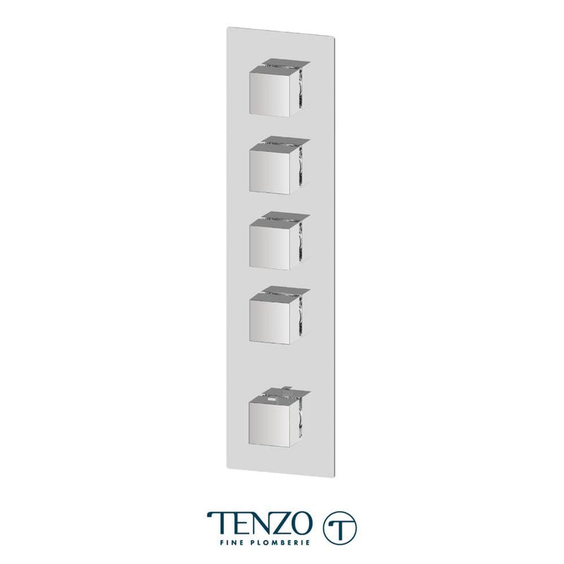 Tenzo SLT44-CR Extenza Valve Slik Thermo. 4 Functions Chrome