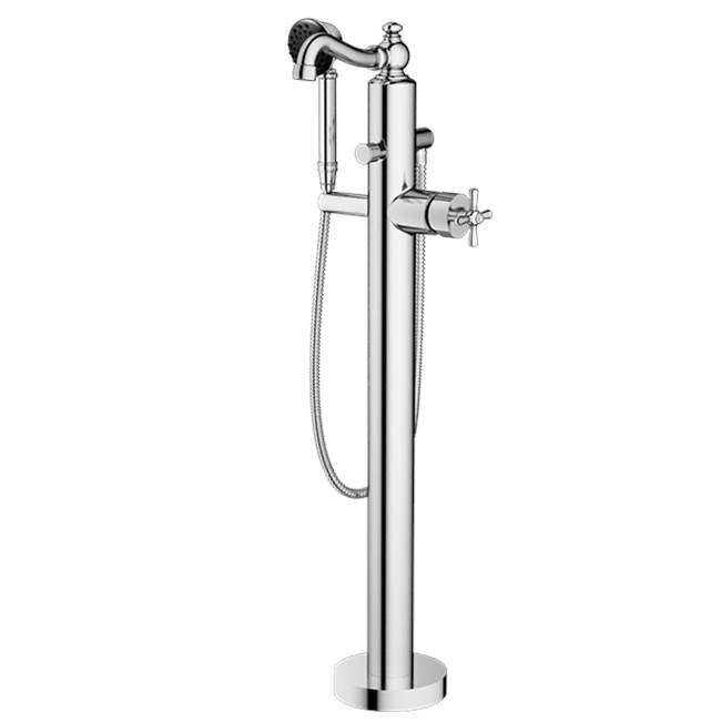 Santec 1094PF-TM Trim - Floor Mount Tub Filler with Hand Shower - Parent