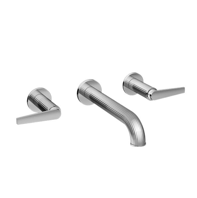 Santec 3429HO-TM Athena Wall Mount Lavatory Widespread - Trim Only With Ho Handles (Spout Cxc 7-3/4) Valves Not Included Uses Wm0020 - Parent