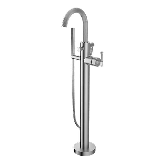 Santec 3494AT-TM Trim - Floor Mount Tub Filler with Hand Shower
