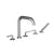 Santec 3955CI-TM Trim - Roman Tub Filler with Hand Shower - Parent