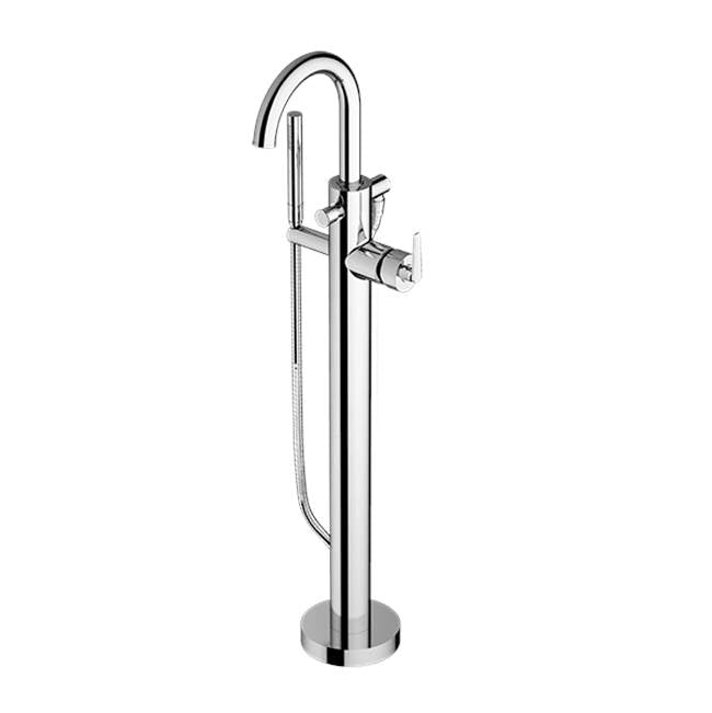 Santec 4594HN-TM Trim - Floor Mount Tub Filler with Hand Shower - Parent