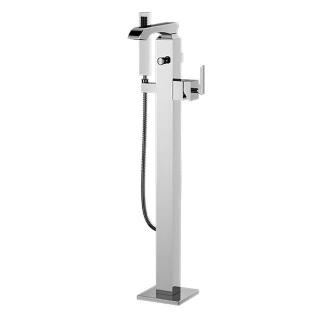 Santec 4794SQ-TM Trim - Floor Mount Tub Filler with Hand Shower - Parent