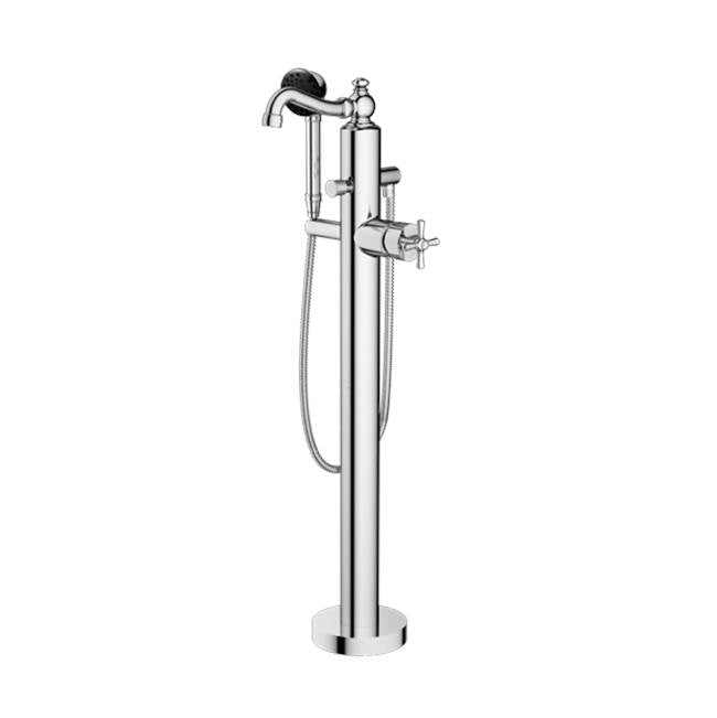 Santec 4994HD-TM Trim - Floor Mount Tub Filler with Hand Shower - Parent