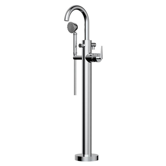Santec 5094BE-TM Trim - Floor Mount Tub Filler with Hand Shower - Parent