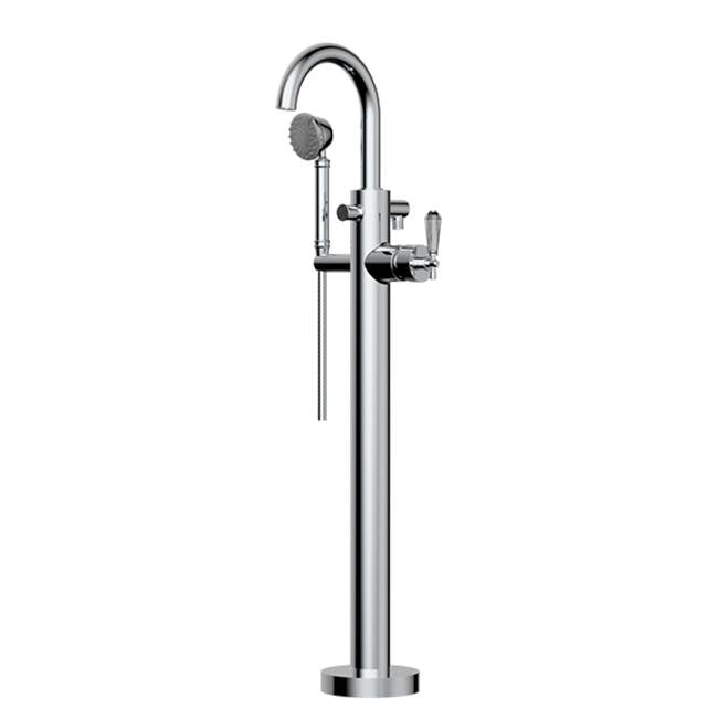 Santec 5094VC-TM Trim - Floor Mount Tub Filler with Hand Shower - Parent