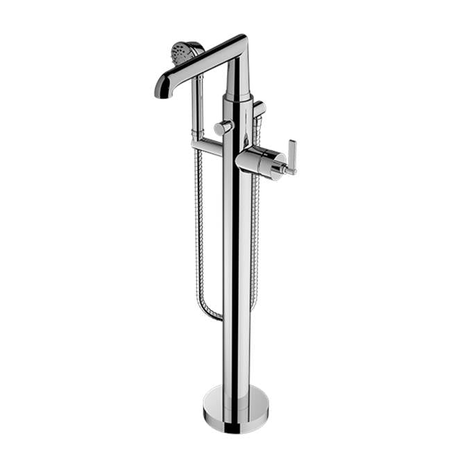 Santec 5594LT-TM Trim - Floor Mount Tub Filler with Hand Shower - Parent