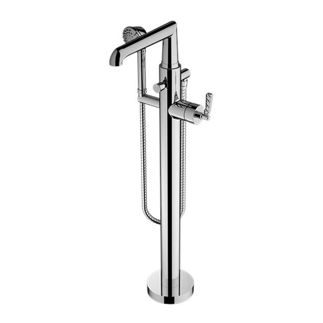 Santec 5594LX-TM Trim - Floor Mount Tub Filler with Hand Shower - Parent