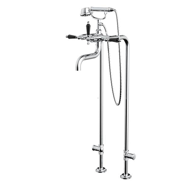 Santec 7052BT Floor Mount Tub Filler with Hand Shower and Shut-off Valves - Parent
