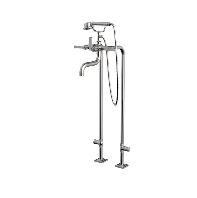 Santec 7052ED Floor Mount Tub Filler with Hand Shower and Shut-off Valves - Parent