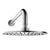 Santec 707921 8" Round Rain Head with Arm and Flange