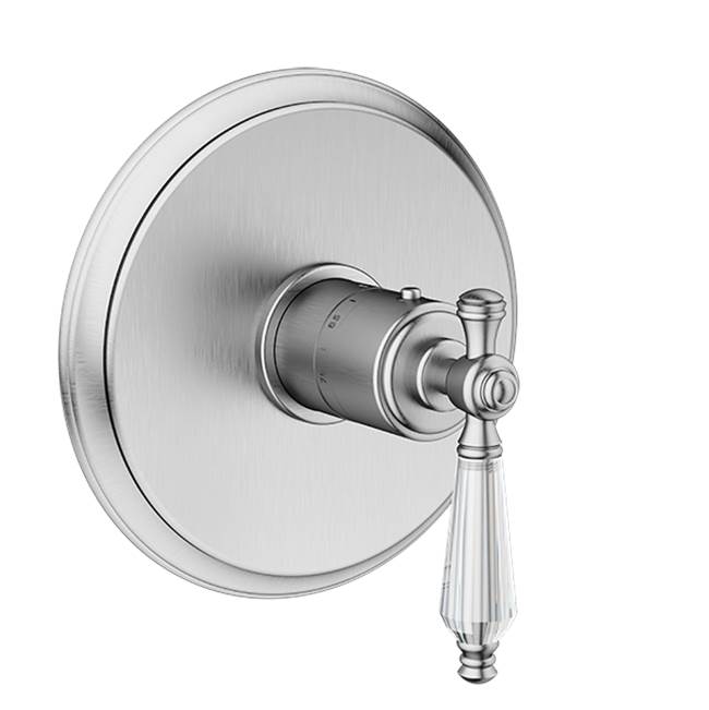 Santec 7093KT-TM Klassica Crystal Thermostatic Shower - Trim Only With Kt Handle