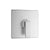 Santec 7093MC-TM Barosa 3/4 Thermostatic Trim With Mc Handles Uses Th-5034 Valve