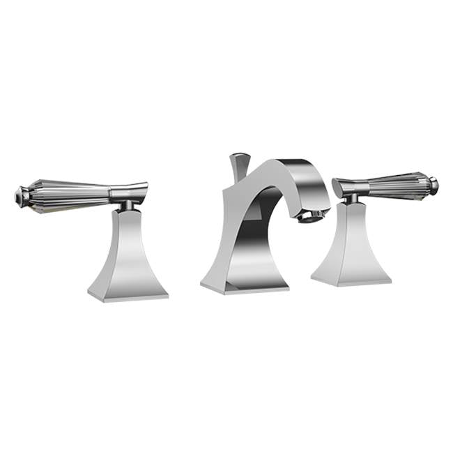 Santec 9220DC Edo Crystal Widespread Lavatory With Dc Handle (Includes Valves And 1-1/4 Drain Assembly - Parent