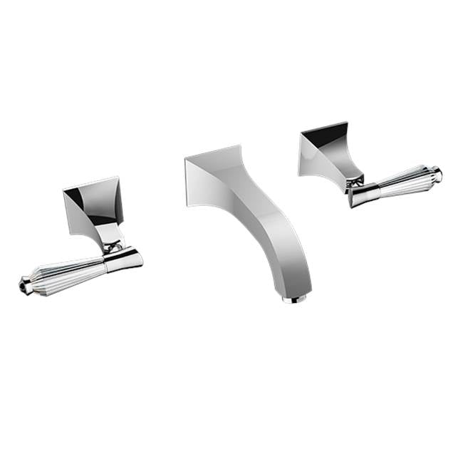 Santec 9229DC-TM Edo Crystal Wall Mount Lavatory With Dc Handles (Drain Not Included - Uses Wm-0020 Valve) - Parent