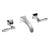Santec 9229DC-TM Edo Crystal Wall Mount Lavatory With Dc Handles (Drain Not Included - Uses Wm-0020 Valve) - Parent