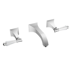 Santec 9229DC-TM Edo Crystal Wall Mount Lavatory With Dc Handles (Drain Not Included - Uses Wm-0020 Valve)