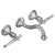 Santec 9529KL-TM Klassica Wall Mount Lavatory Widespread - Trim Only With Kl Handles (Spout Cxc 7-1/2) Valves Not Included - Useswm-0020 Valve