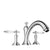 Santec 9550KT-TM Klassica Crystal Roman Tub Filler Trim With Kt Handles - Parent