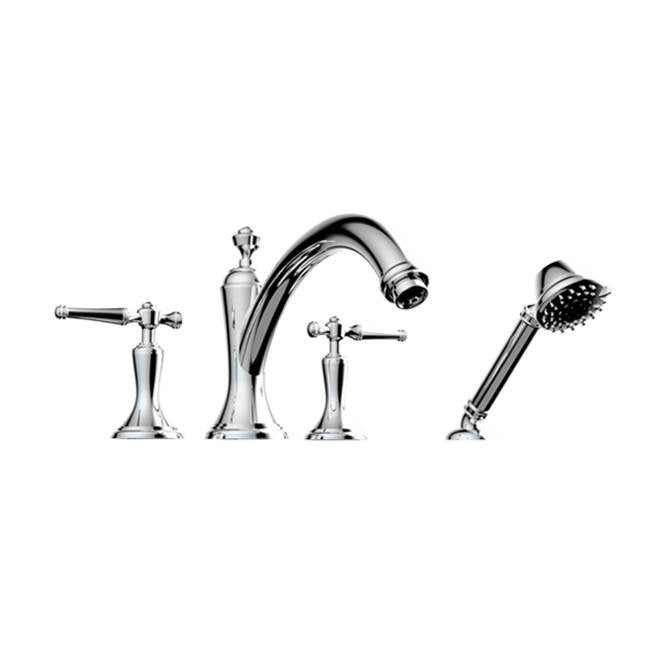Santec 9555KL-TM Klassica Roman Tub Filler Trim With Kl Handles And Handheld - Parent