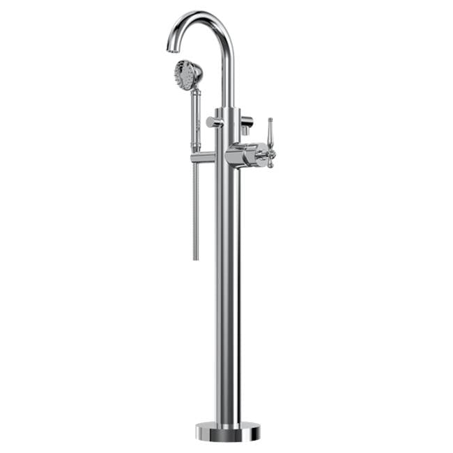 Santec 9594KL-TM Trim - Floor Mount Tub Filler with Hand Shower - Parent