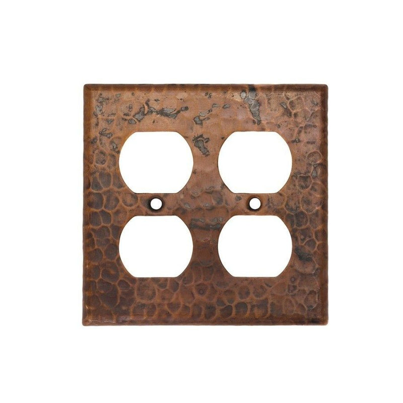 Premier Copper Double Duplex 4 Hole Cover SO4