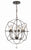 Crystorama SOL-9326-EB Solaris 6 Light Sphere Outdoor Chandelier - English Bronze