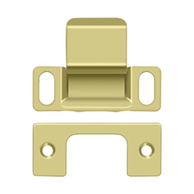 Deltana SP2751U Strike Plate, Dust Cup, Adjustable, 2-3/4 x 1-1/4