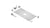 QM Drains SPC48.33.400.36FSO Shower Pan Kit 48" With A 36" Lotus Linear Drain Flange Edge Side Outlet